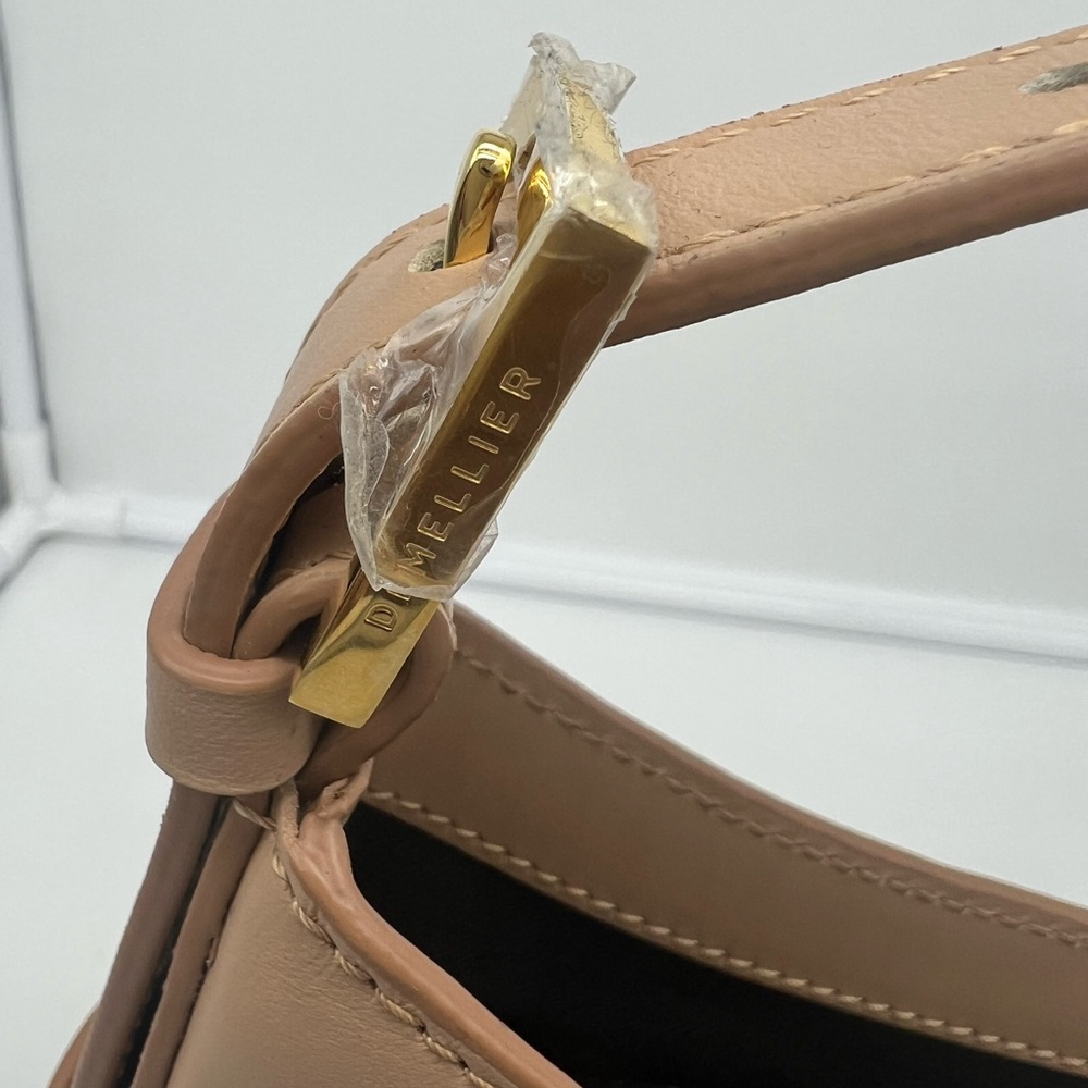 NWT DEMELLIER N10 The Tokyo Light Tan Smooth Leather Handcrafted Shoulder Bag - Picture 15 of 17